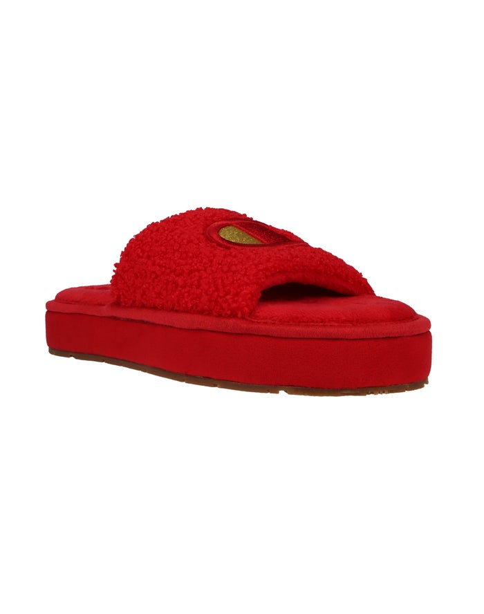 Champion Womens Slippers NZ - Plush Cozy Red ( 1654-MCXQY )